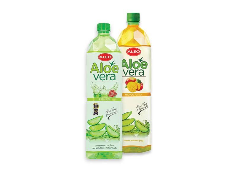 ALOE PREMIUM ar MANGŲ SKONIO alavijų gėrimas