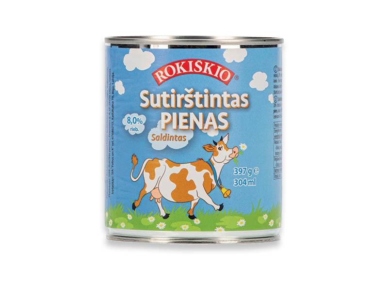 Saldintas sutirštintas ROKIŠKIO pienas