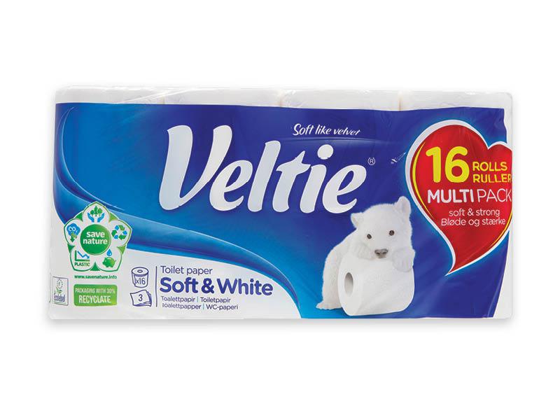 Tualetinis popierius VELTIE SOFT & WHITE