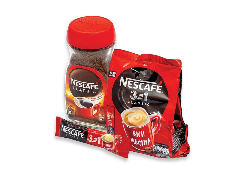Tirpiajai kavai ir kavos gėrimams NESCAFE