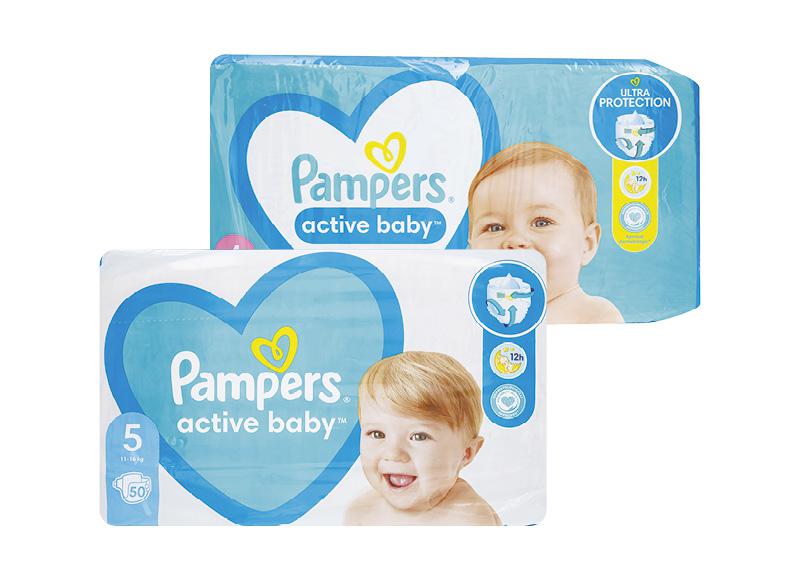 Sauskelnės PAMPERS ACTIVE