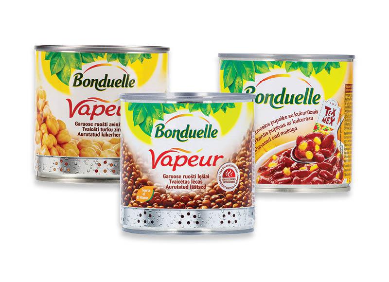 Konservuotoms pupelėms, avinžirniams BONDUELLE