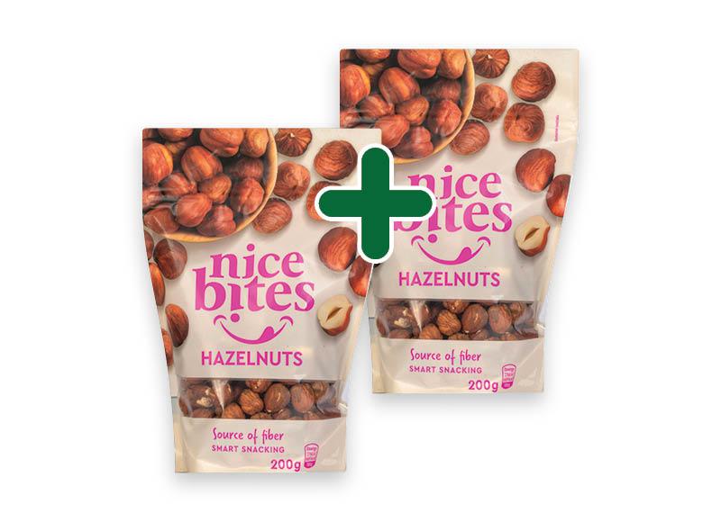Prekė: NICE BITES lazdynų riešutai