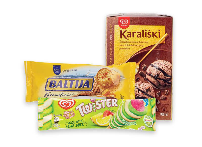 Ledai KARALIŠKI, BALTIJA, TWISTER