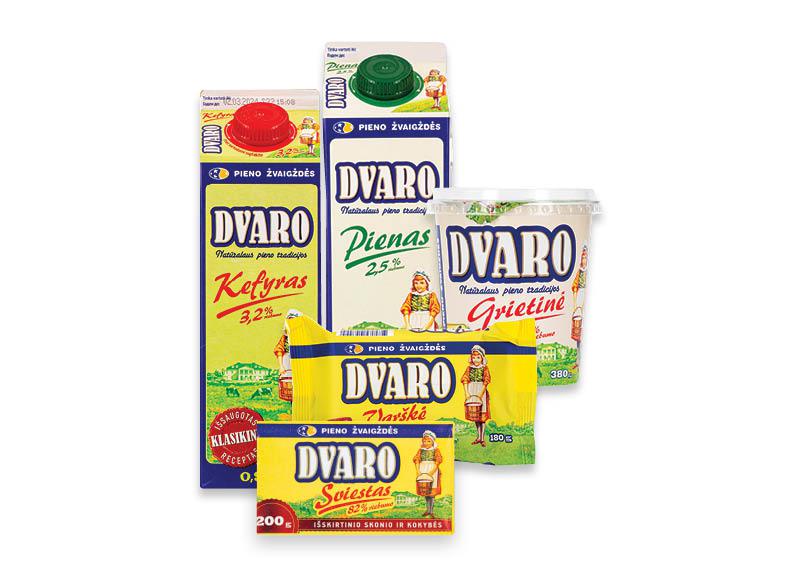 DVARO pieno produktams