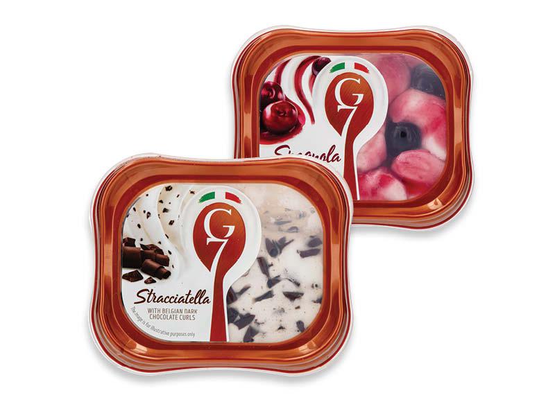 Ledams dėžutėje SPAGNOLA ir STRACCIATELLA