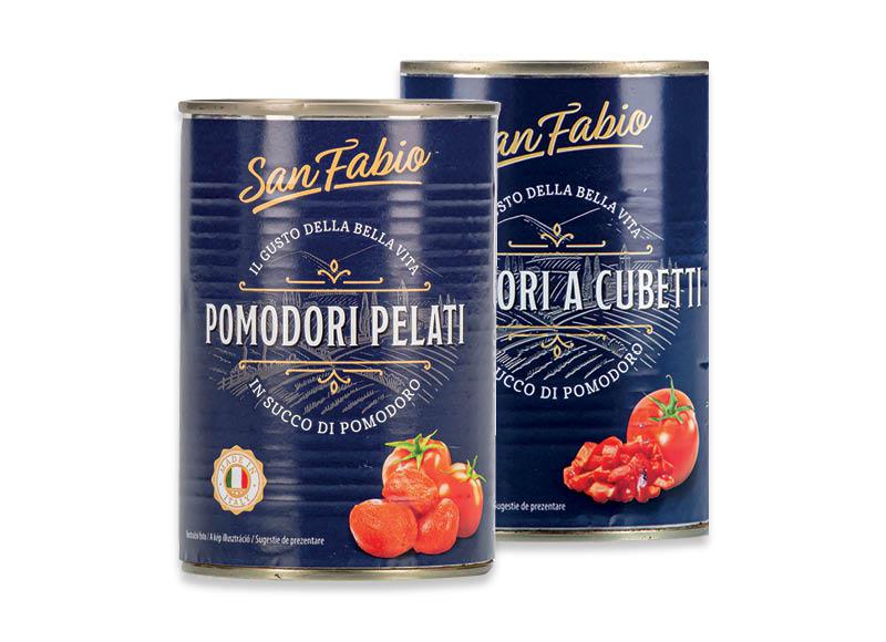 Prekė: Konservuoti pomidorai SAN FABIO