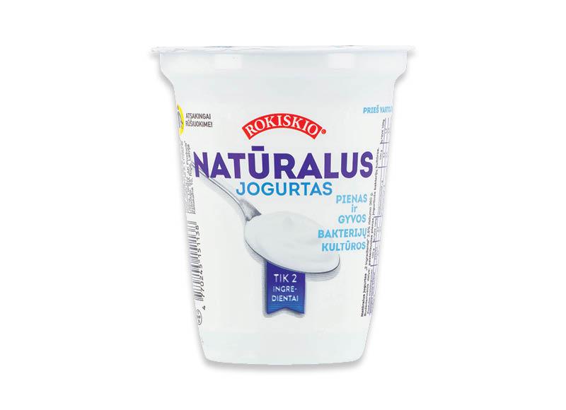 ROKIŠKIO NATŪRALUS jogurtas