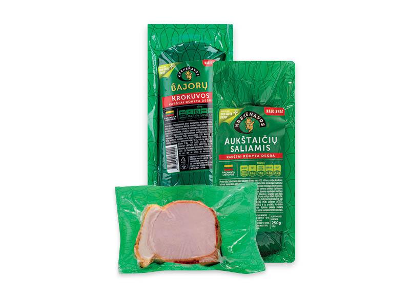 Karštai rūkytiems KREKENAVOS mėsos gaminiams