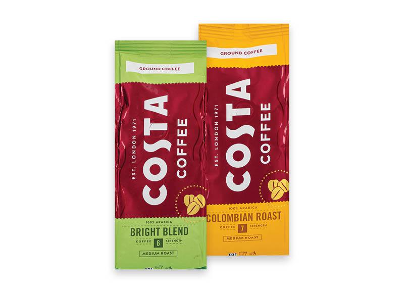 Prekė: Kavos pupelėms, maltai kavai COSTA COFFEE