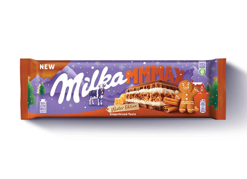 Šokolado plytelė MILKA GINGERBREAD