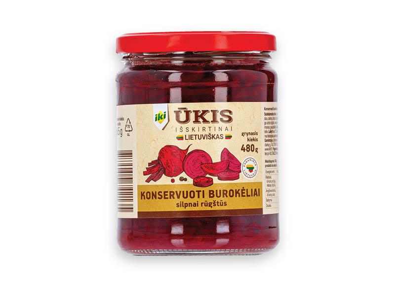 IKI ŪKIS konservuoti burokėliai