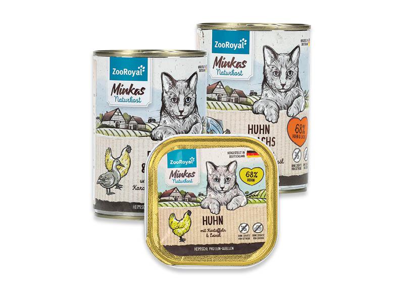 ZOOROYAL kačių ėdalui, užkandžiams MINKA’S