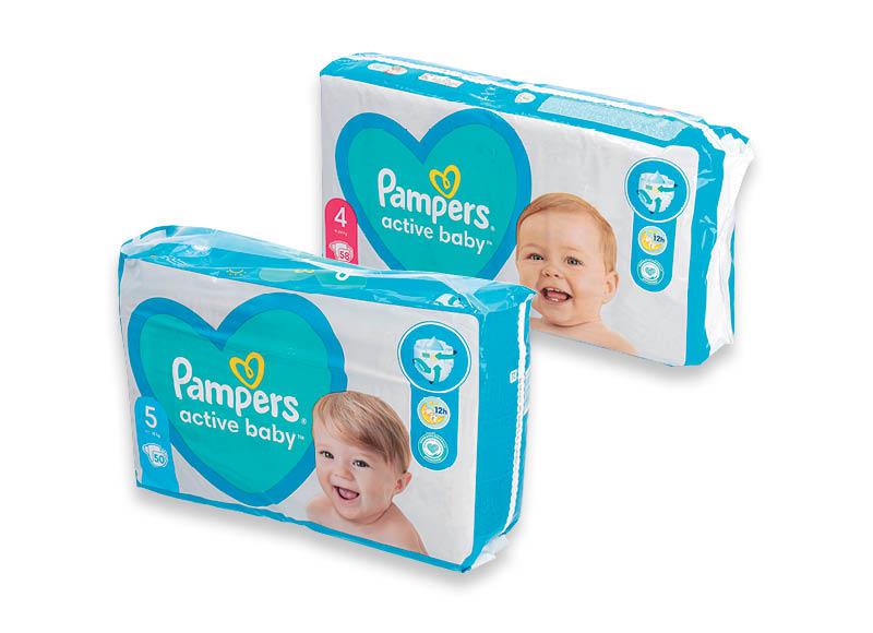 Sauskelnės PAMPERS ACTIVE BABY MAXI PACK