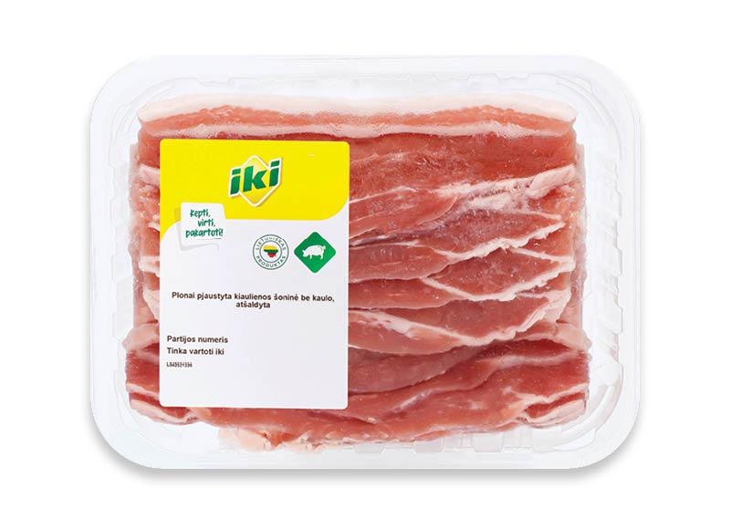 IKI atvesinta kiaulienos šoninė
