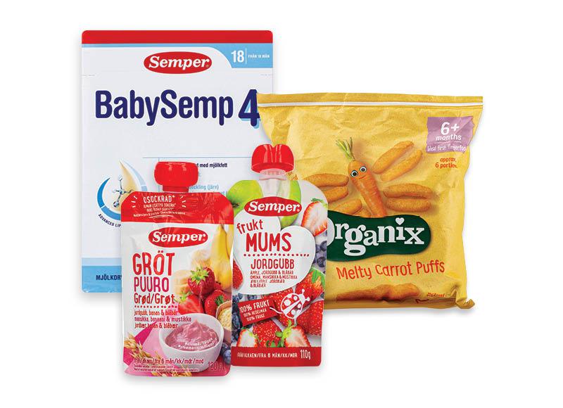 Tyrelėms, košėms, pieno mišiniams SEMPER, ORGANIX