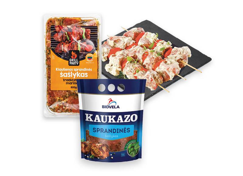 Marinuotiems kiaulienos gaminiams ir šašlykams