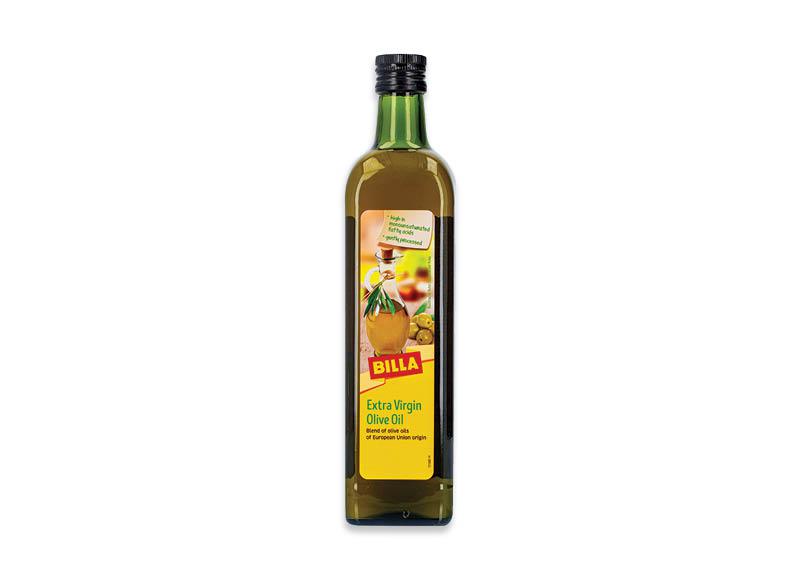 BILLA alyvuogių aliejus EXTRA VIRGIN