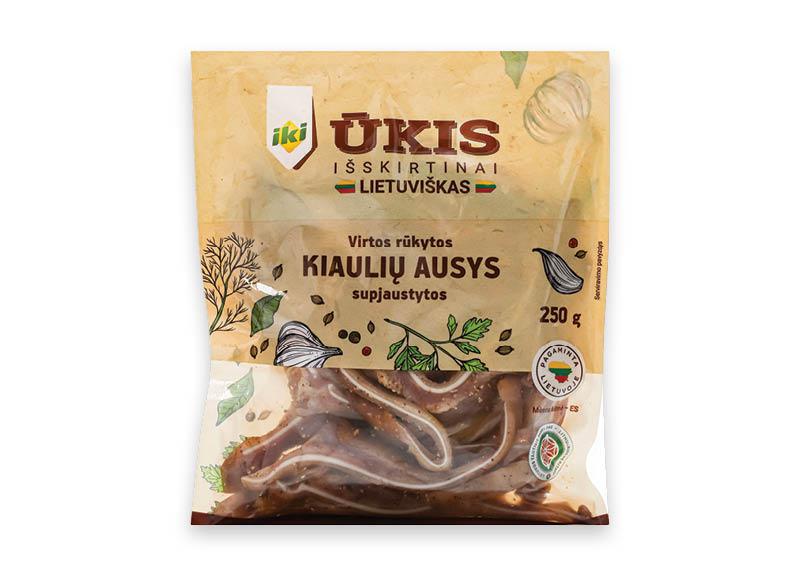 IKI ŪKIS virtos rūkytos kiaulių ausys