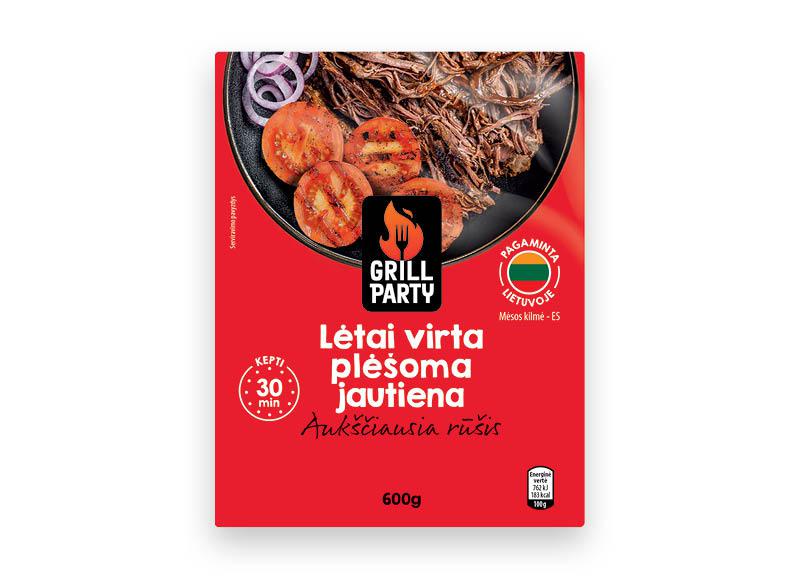 GRILL PARTY lėtai virta plėšoma jautiena