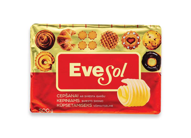 Sviesto skonio margarinas kepti EVESOL