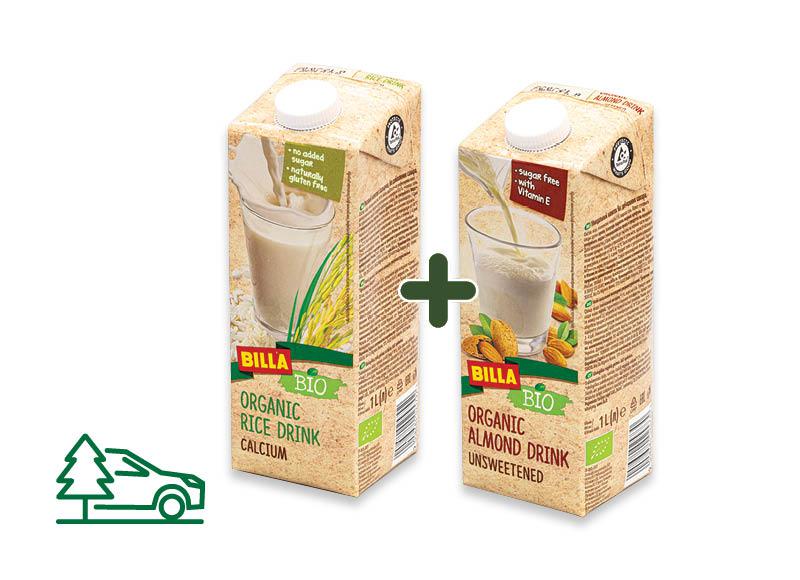 Prekė: BILLA BIO ekologiškas ryžių, migdolų, avižų gėrimas