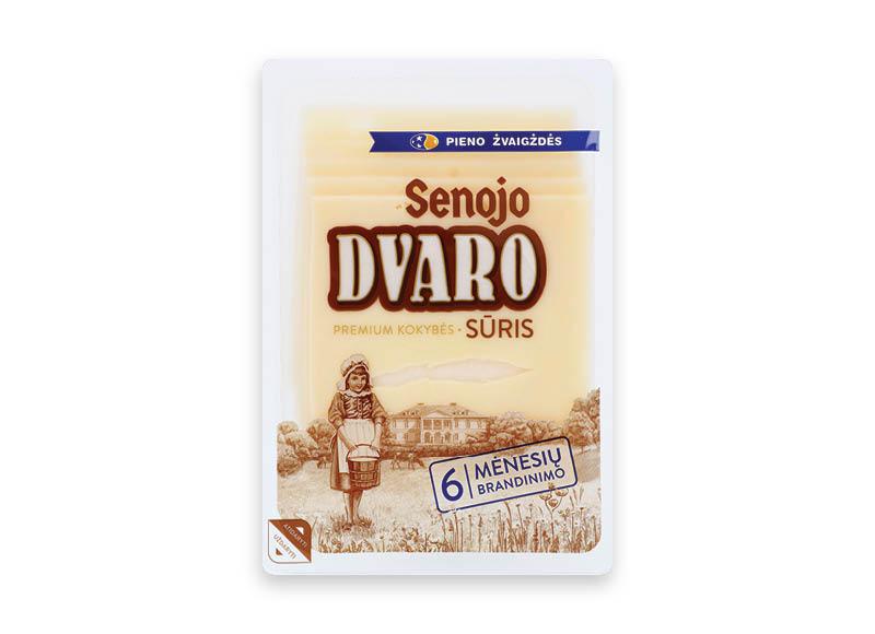 Fermentinis SENOJO DVARO sūris riekutėmis