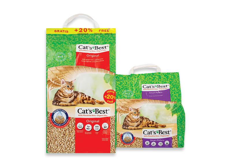 Sušokančiam pjuvenų kraikui CAT’S BEST