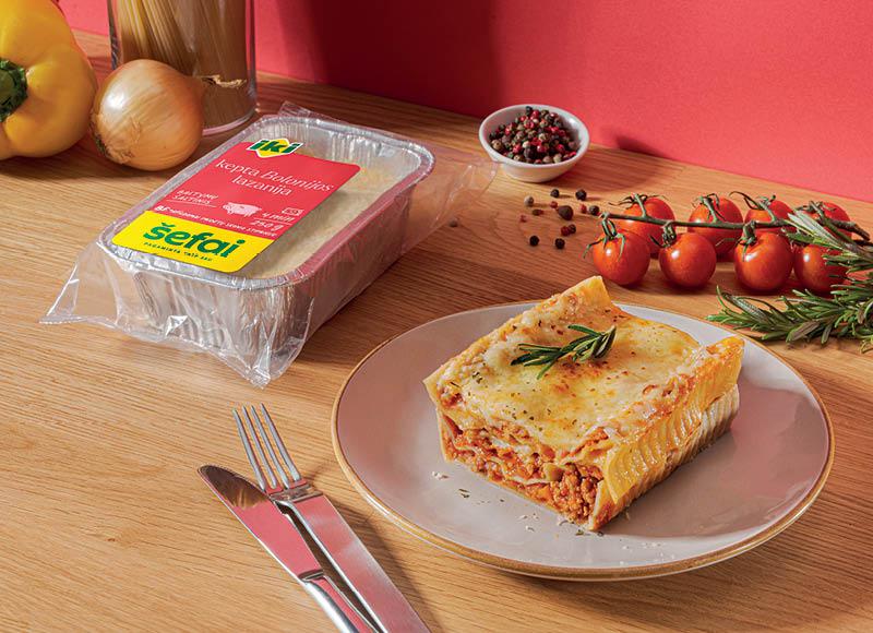 IKI ŠEFAI kepta BOLONIJOS lazanija
