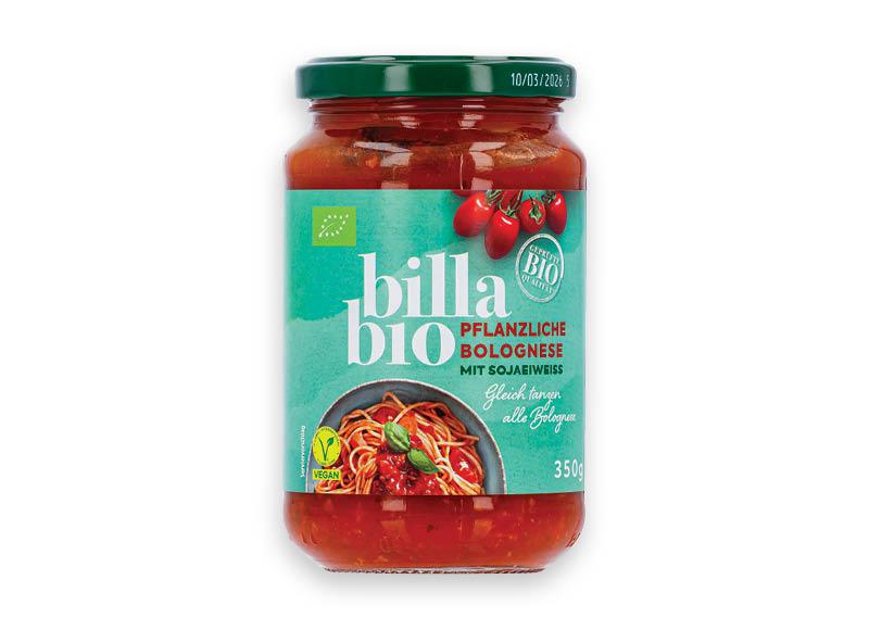 BILLA BIO padažas BOLOGNESE VEGAN