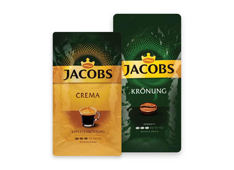 Kavos pupelės JACOBS KRONUNG ar CREMA