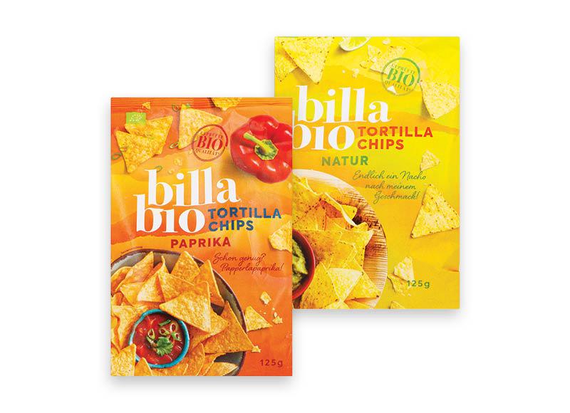 BILLA BIO tortilijų traškučiai