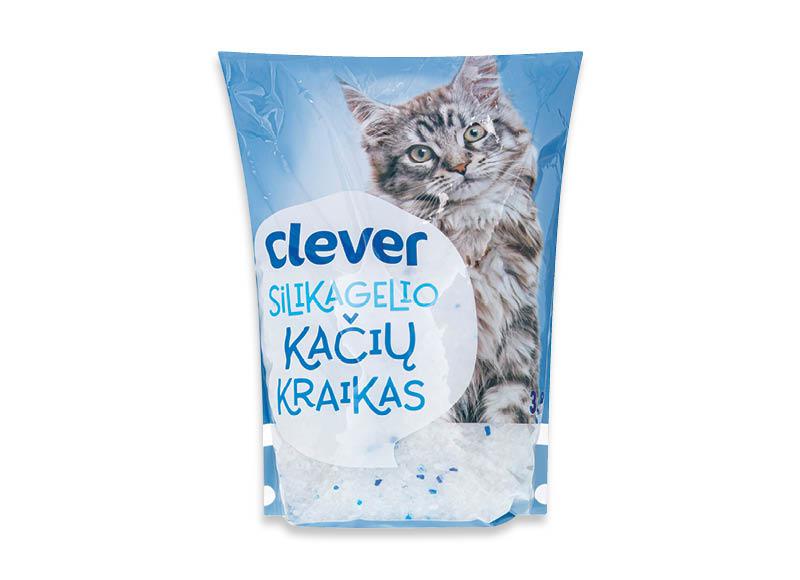 CLEVER kačių silikagelio kraikas