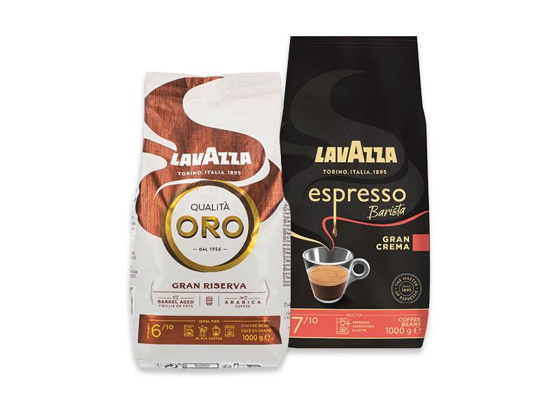 Kavos pupelės LAVAZZA BARISTA, ORO GRAN RISERVA, ORO MOUNTAIN GROWN