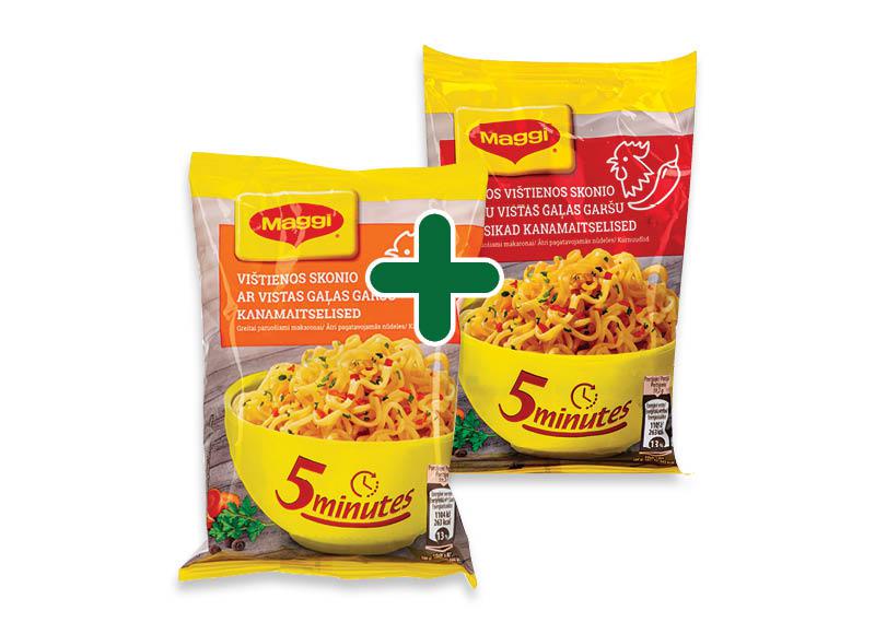 Greitai paruošiamiems makaronams MAGGI