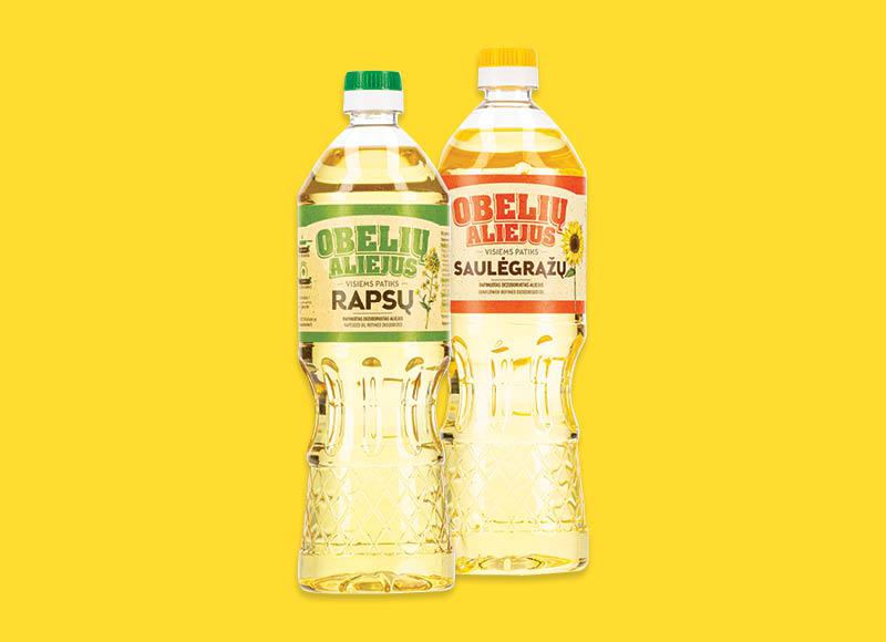 OBELIŲ saulėgrąžų ar rapsų aliejus
