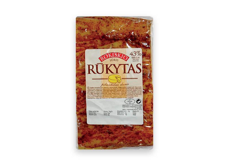 Rūkytas PIKANTIŠKAS ROKIŠKIO sūris