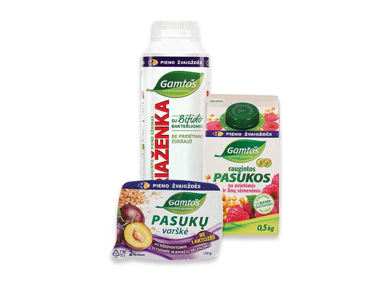 Pieno produktams GAMTOS LINIJA