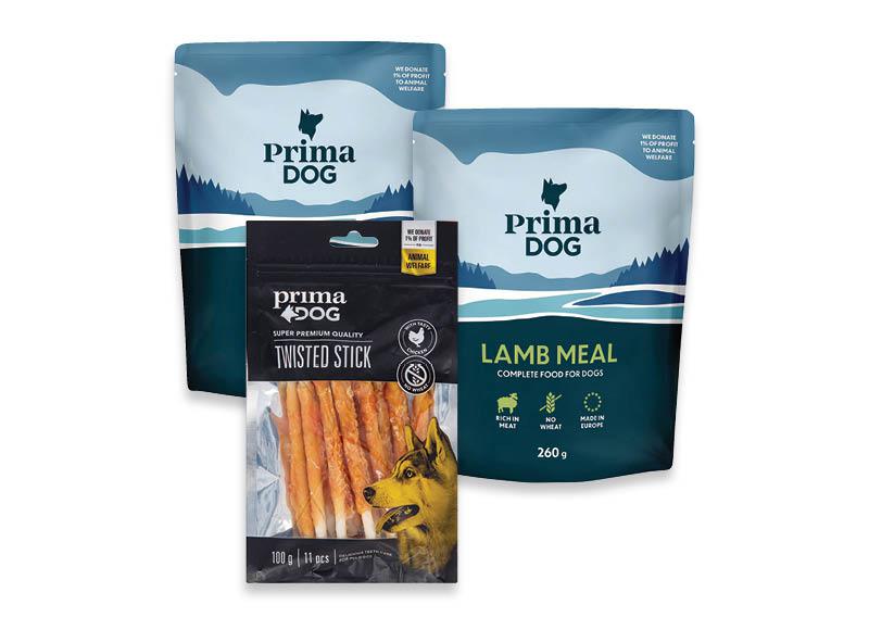 Šunų ėdalui PRIMA DOG