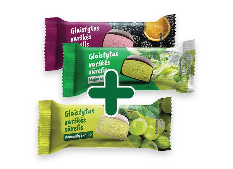 Glaistytas varškės sūrelis VARĖNOS PIENELIS