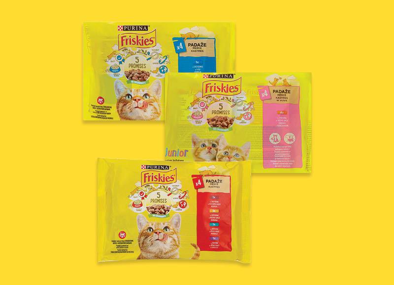 Kačių, šunų pašarams FRISKIES