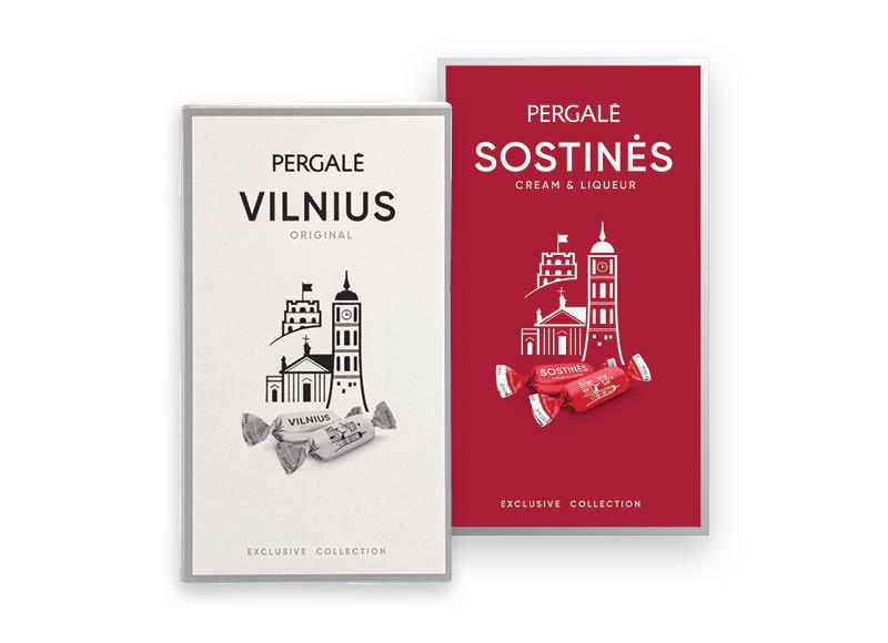 Saldainių dėžutė SOSTINĖ, VILNIUS ar MARC DE CHAMPAGNE