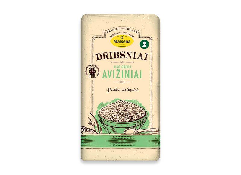 VISO GRŪDO avižiniai dribsniai MALSENA
