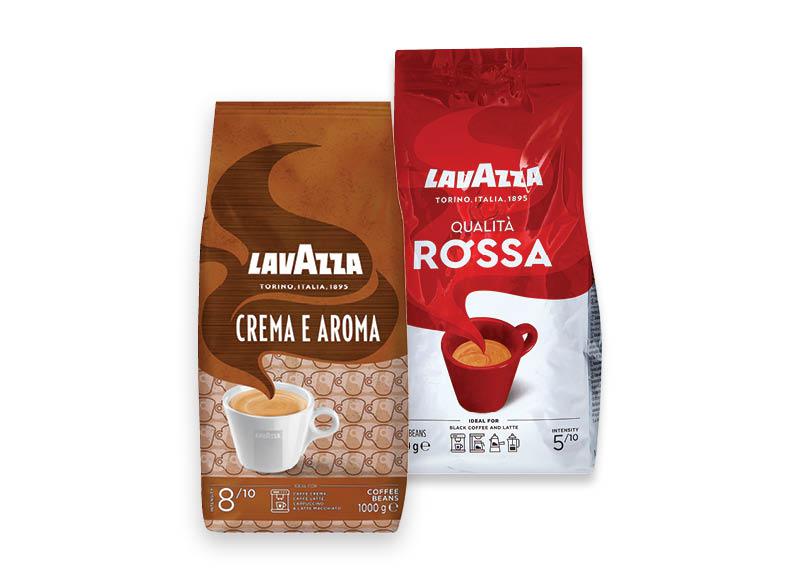 Kavos pupelės LAVAZZA CREMA E AROMA, ROSSA
