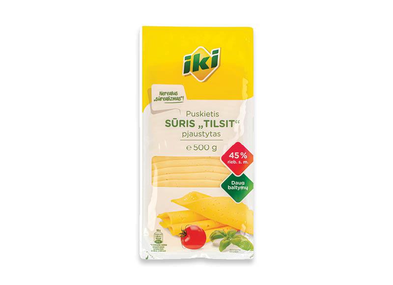 IKI puskietis sūris TILSIT riekutėmis