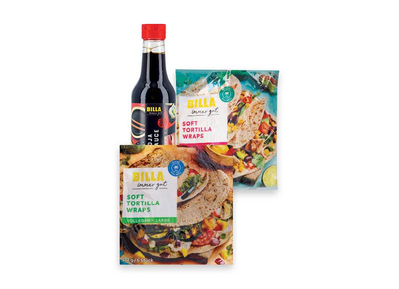 BILLA pasaulio virtuvės produktams IMMER GUT