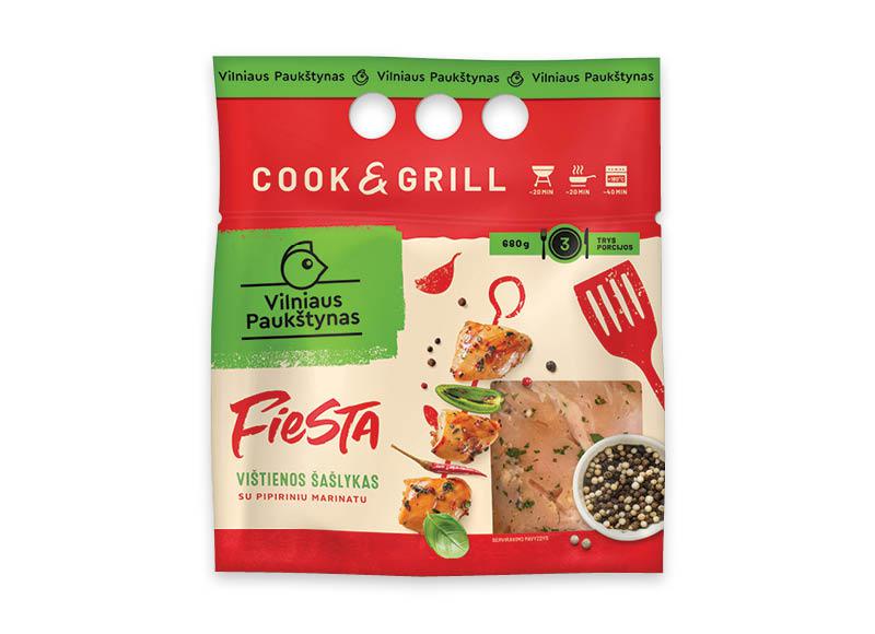 Vištienos šašlykas pipiriniame marinate FIESTA
