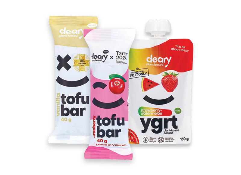 Augaliniams desertams ir tofu batonėliams DEARY