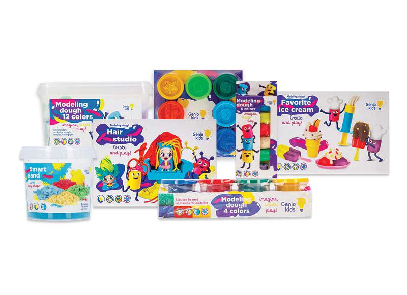 Modelinui bei išmaniajam smėliui GENIO KIDS
