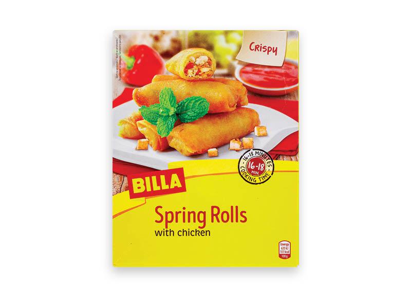 BILLA SPRING ROLLS suktinukai su vištiena